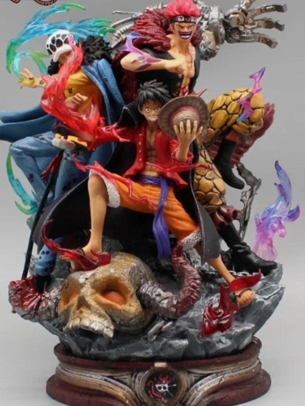 22cm One Piece Luffy Kid Law Figurine Statue Collection Anime Pvc